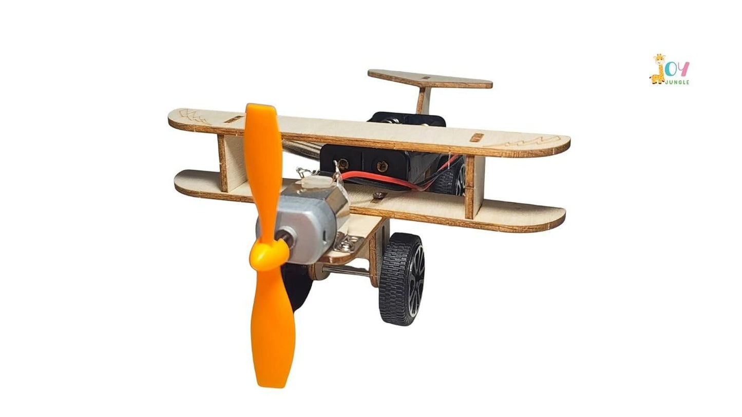 DIY Wooden Airplane Model Kit - Educational Manual Skills Development Tool