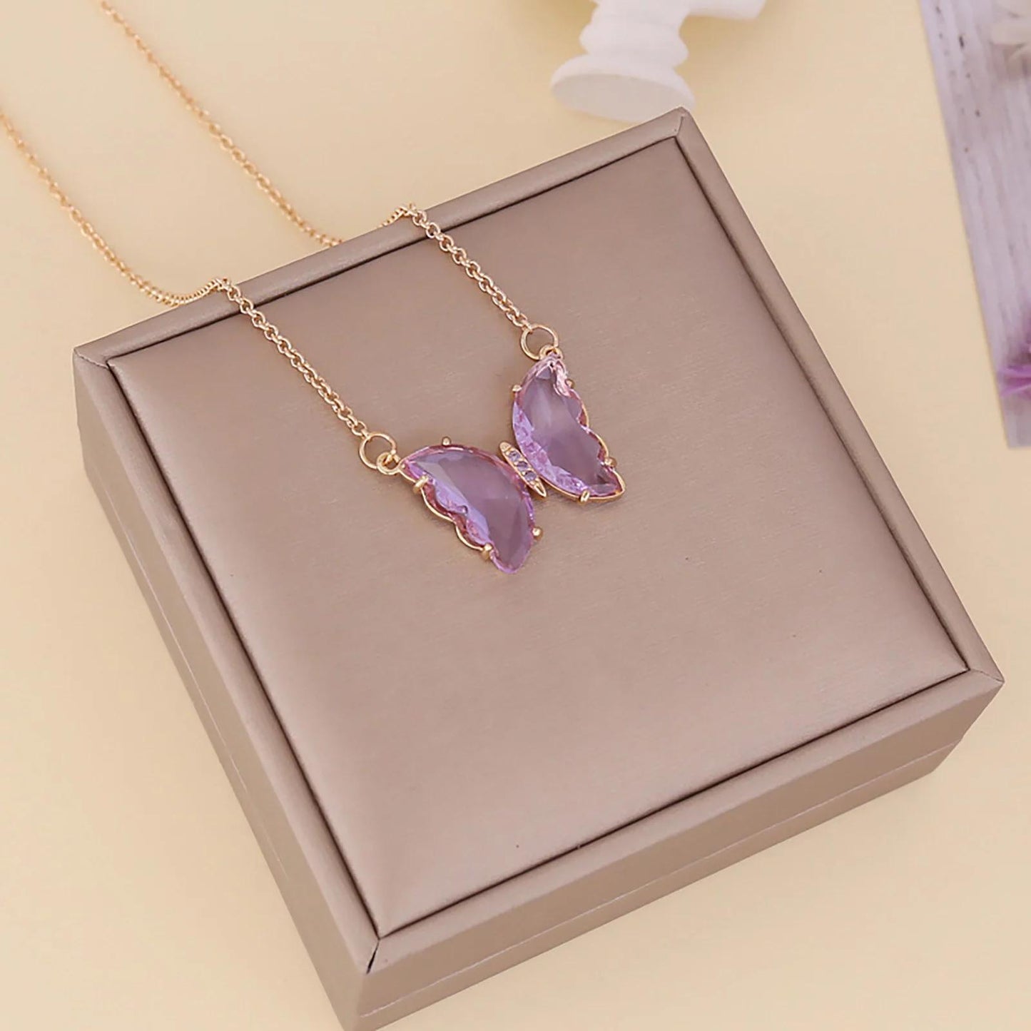 Butterfly Necklace For Women and Girls