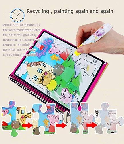 Reusable Magic Water Quick Dry Book Water Coloring Book