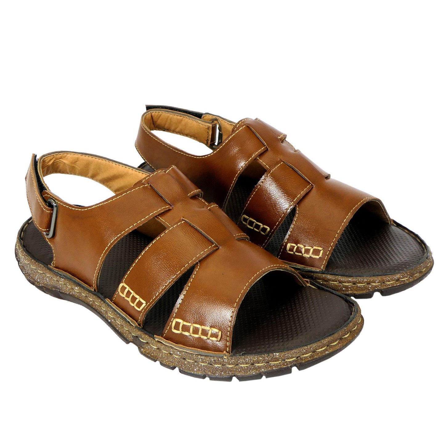 AM PM Men's Daily wear Leather Sandals