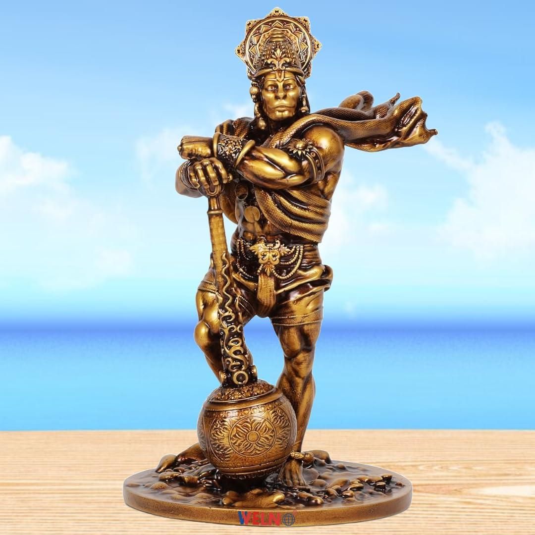 Bahubali Hanuman Idol Statue for Desk & Gift