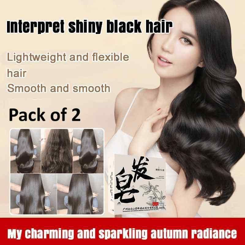 Polygonum Shampoo Cleansing Hair Soap (Pack of 2)