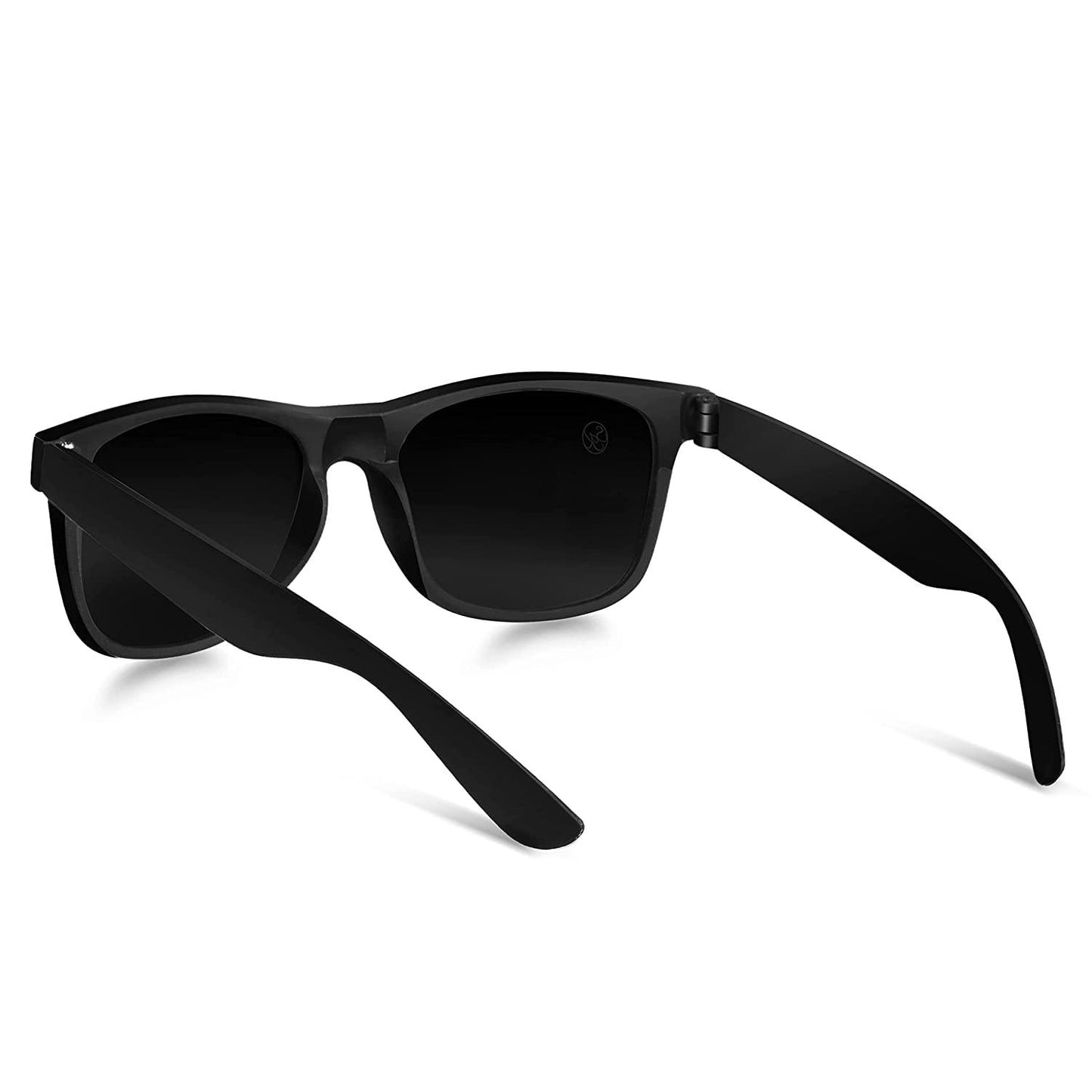 Combo of Balck and Square Black Sunglass Golden Touch