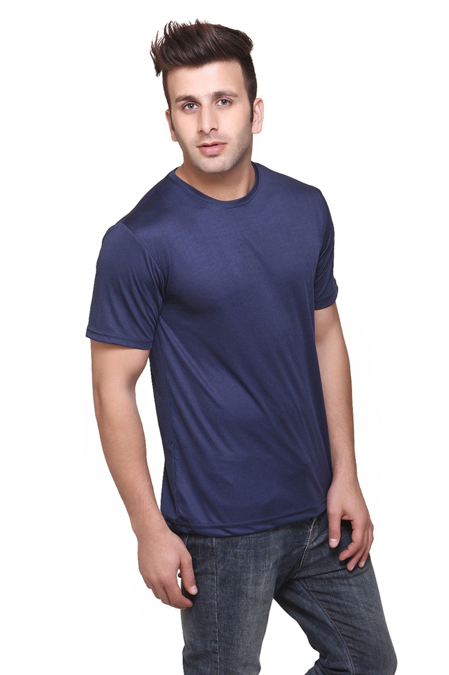 DRI - FIT Round Neck Men's T-shirt (Pack of 4)