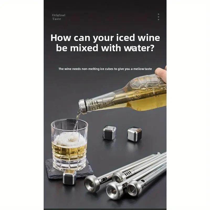 Stainless Steel  Beer Chiller Stick (Pack of 2)