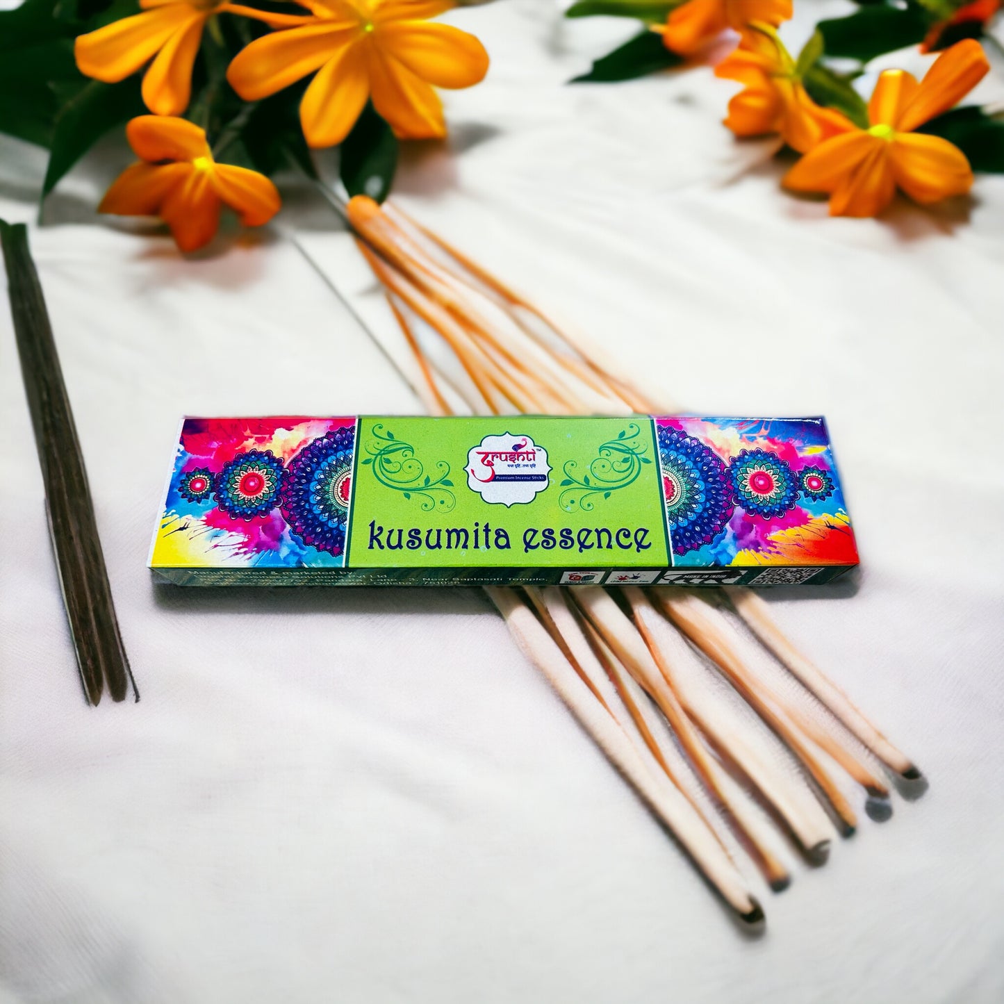 Kusumita Essence Incense Sticks (Set of 12 packs)