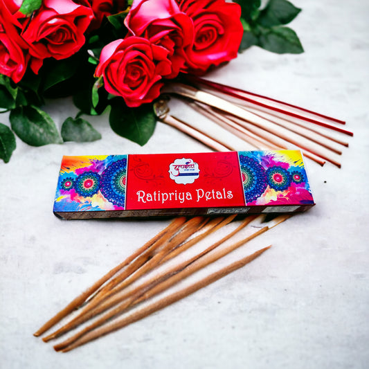 Ratipriya Petals Incense Sticks (Set of 12 packs)