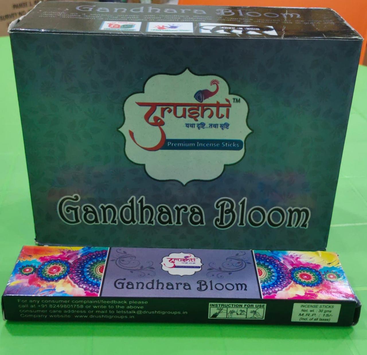 Gandhara Bloom Incense Sticks (Set of 12 packs)