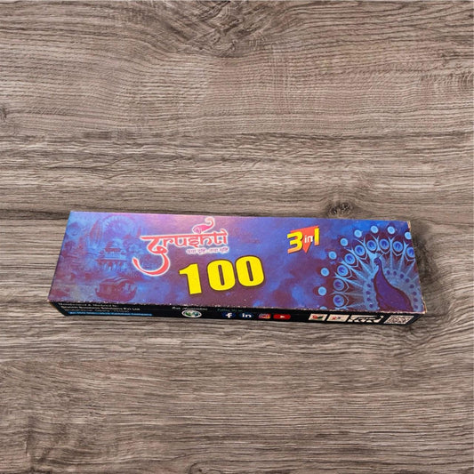 Drushti 100 Incense Sticks (Set of 12 packs)